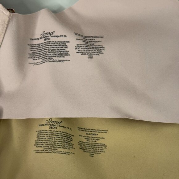 Soma Pink and Tan Bra bundle - Picture 5 of 6